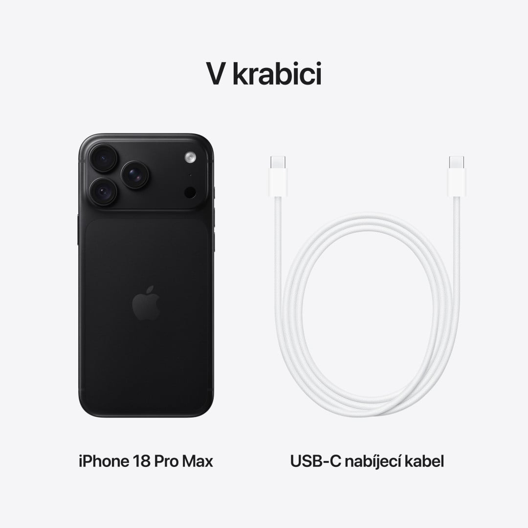 Apple iPhone 18 Pro Max 1 TB, čierny