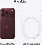 Apple iPhone 18 Pro Max 256GB burgundsky červená