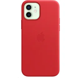 APPLE iPhone kožený kryt s MagSafe pro iPhone 12/12 Pro,Product RED