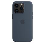 Apple iPhone silikonový kryt s MagSafe na iPhone 14 Pro, bouřkově modrý
