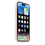 Apple iPhone silikonový kryt s MagSafe na iPhone 14 Pro, křídově růžový