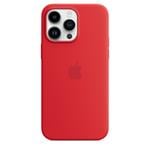 Apple iPhone silikonový kryt s MagSafe na iPhone 14 Pro Max, červený