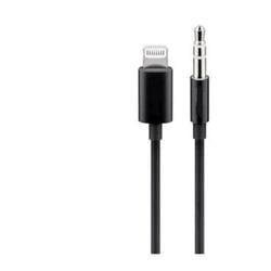 Apple Lightning audio redukční kabel na 3.5mm stereo jack, 1m, černý