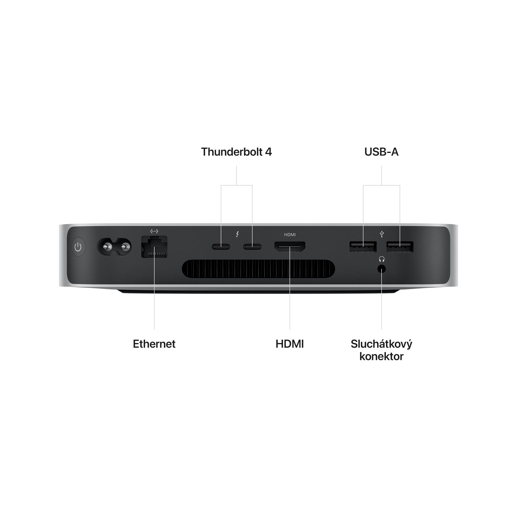 APPLE Mac mini,M2 8jadrový CPU/10jadrový GPU,8GB,256GB SSD (mmfj3cz/a)