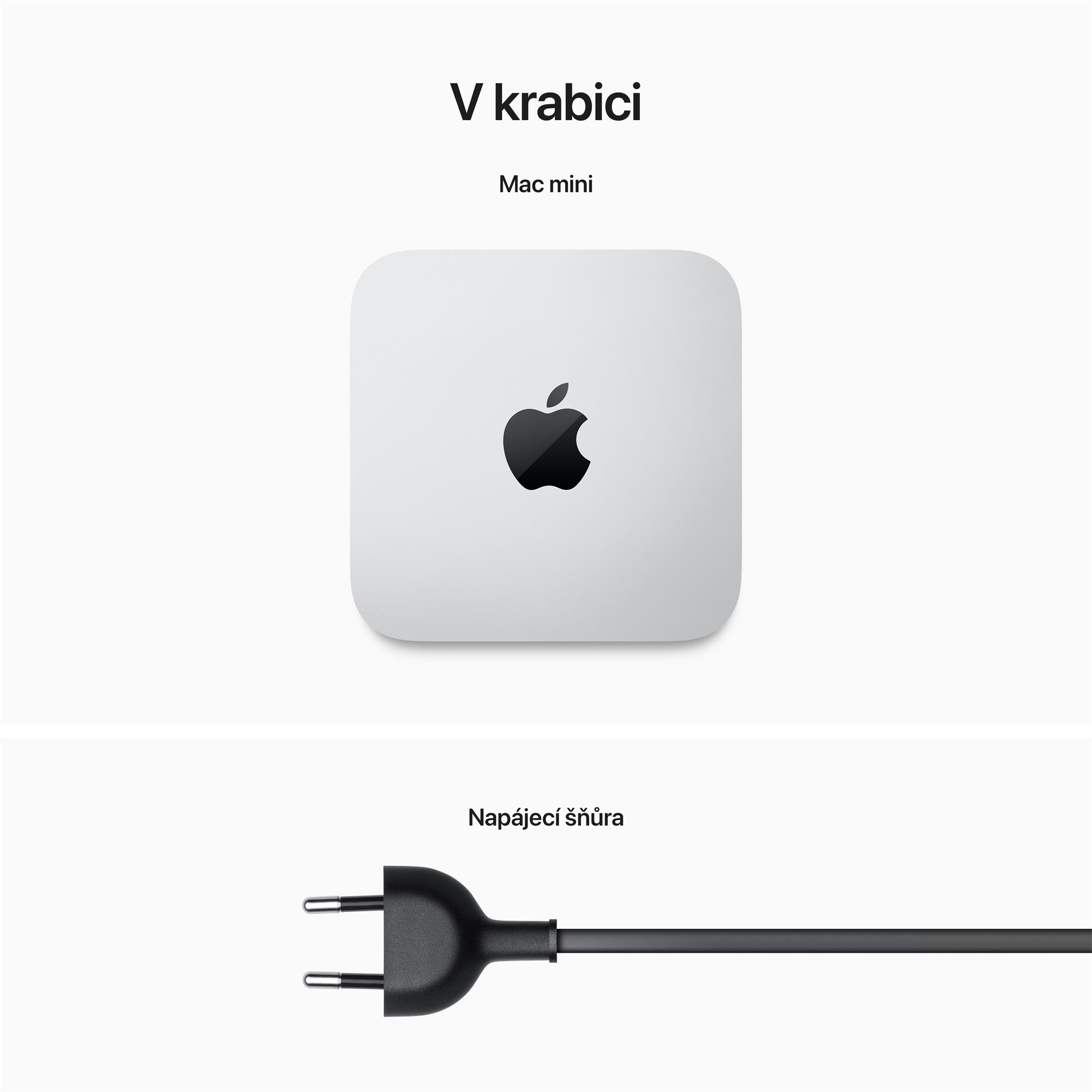 APPLE Mac mini,M2 8jadrový CPU/10jadrový GPU,8GB,256GB SSD (mmfj3cz/a)