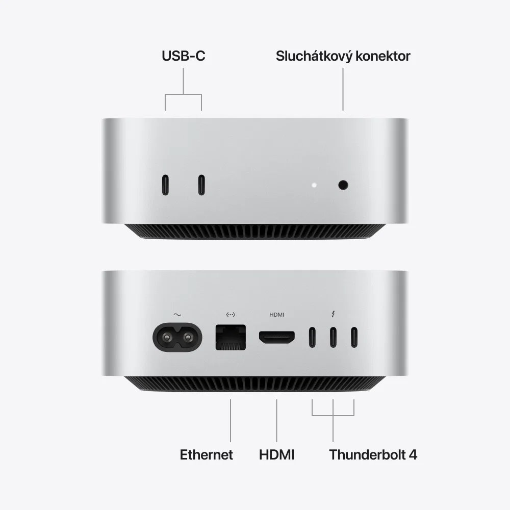 Apple Mac mini, M6 chip, 12-core CPU, 12-core GPU, 24GB, 512GB SSD