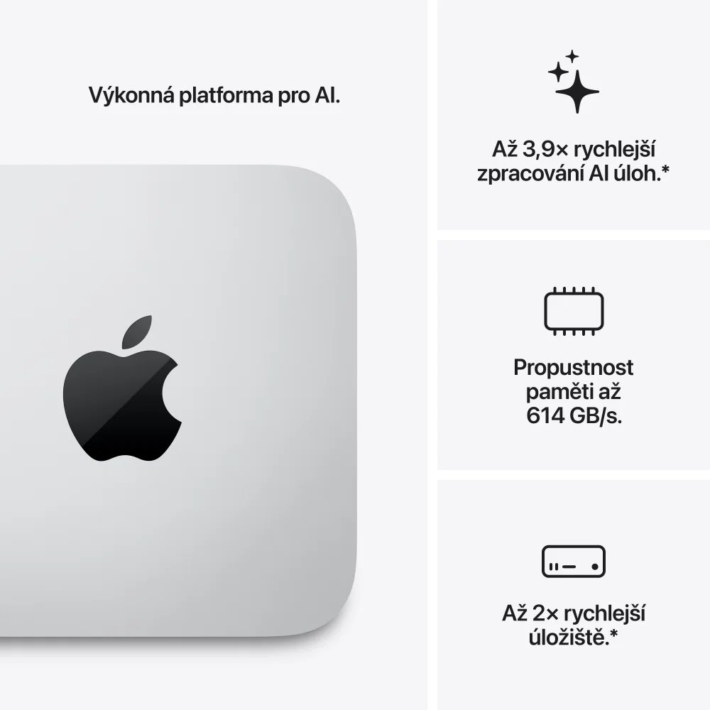 Apple Mac Studio, čip M5 Max, 18-jadrový procesor, 32-jadrová grafická karta, 36 GB, 512 GB