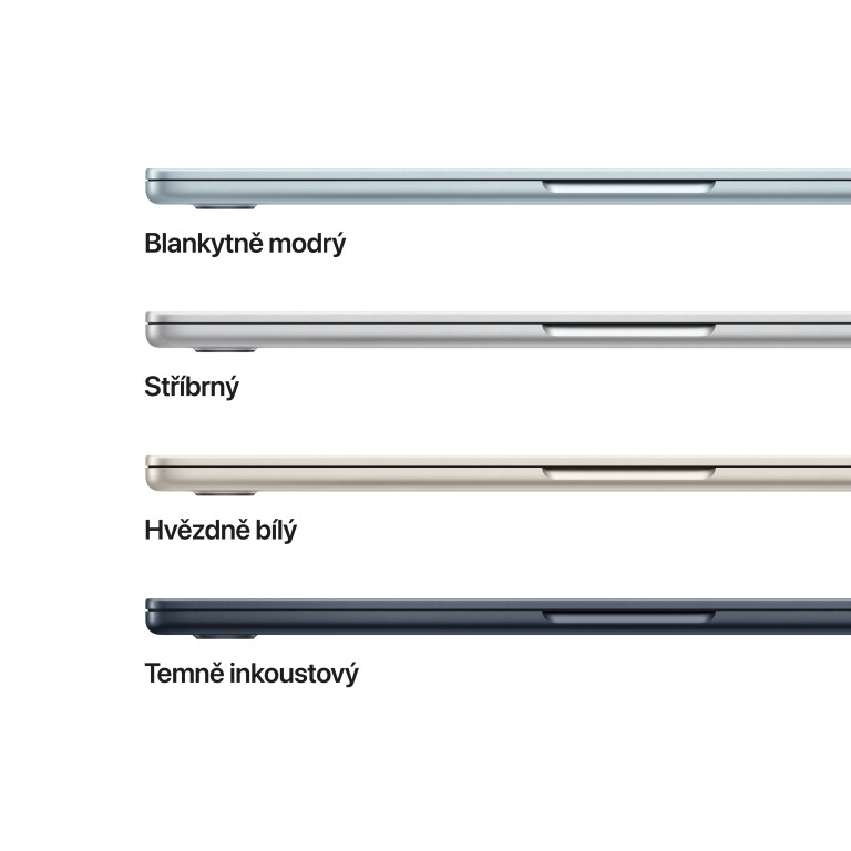 Apple MacBook Air 13,10-jadrový procesor M4/10-jadrový grafický procesor,24 GB,512 GB SSD - Strieborný