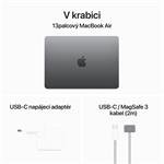 Apple MacBook Air 13'',M3 8-jadrový CPU/10-jadrový GPU,512 GB,16 GB,Vesmírne sivá (mxcr3cz/a)