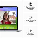 Apple MacBook Air 13'',M3 8-jadrový CPU/10-jadrový GPU,512 GB,8 GB,Vesmírne sivá (mrxp3cz/a)