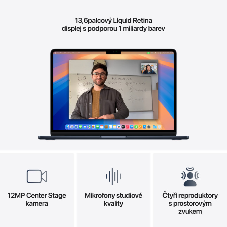 Apple MacBook Air 13, M4, 16 GB, 256 GB SSD – Midnight