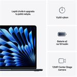 Apple MacBook Air 13, M4 16GB,256GB, midnight, CZ znaky