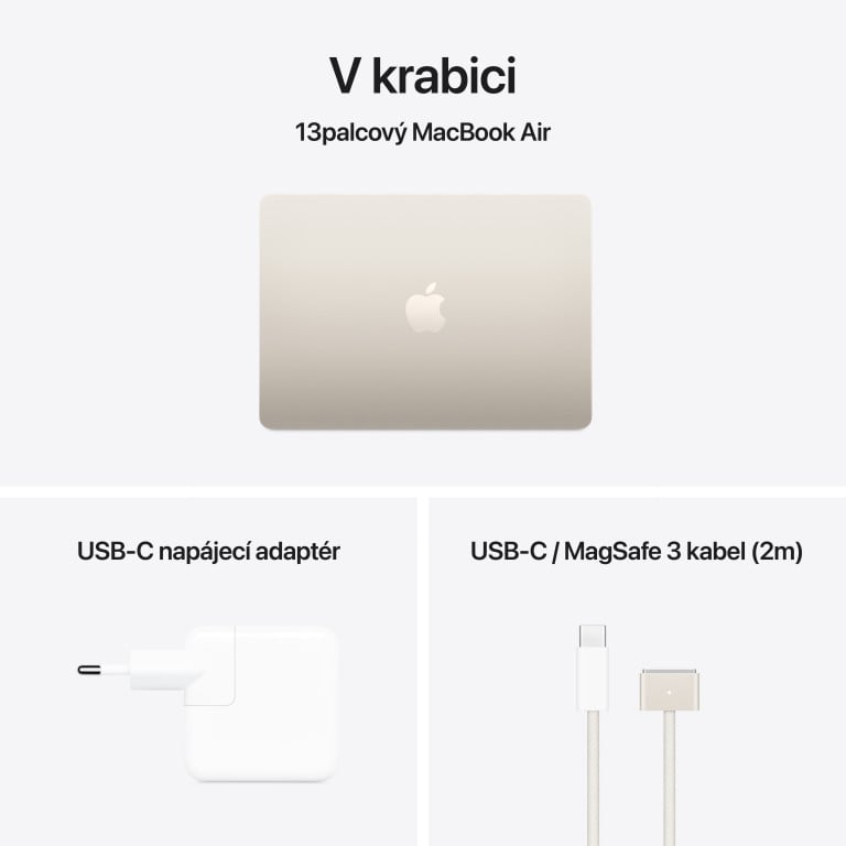 Apple MacBook Air 13,M4 16GB,512GB SSD - Starlight