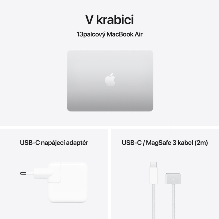Apple MacBook Air 13,M4 chip 10-core CPU/10-core GPU,24GB,512GB SSD - Silver