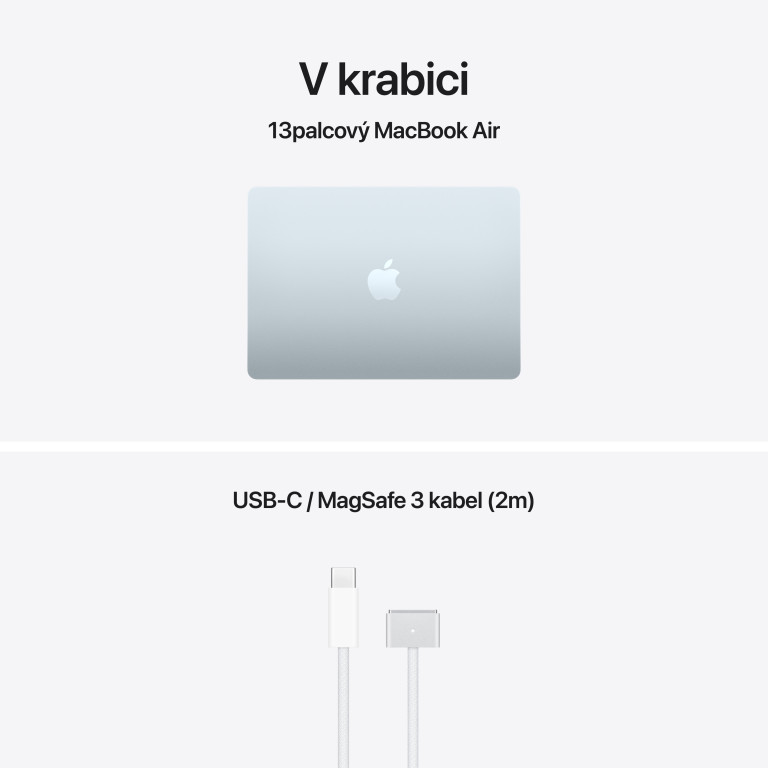 Apple MacBook Air 13" M5 24GB, 1TB SSD, modrá