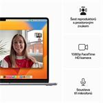 Apple MacBook Air 15",M2 8-core CPU/10-core GPU,8GB,256GB,Space Grey,CZ (MQKP3CZ/A)
