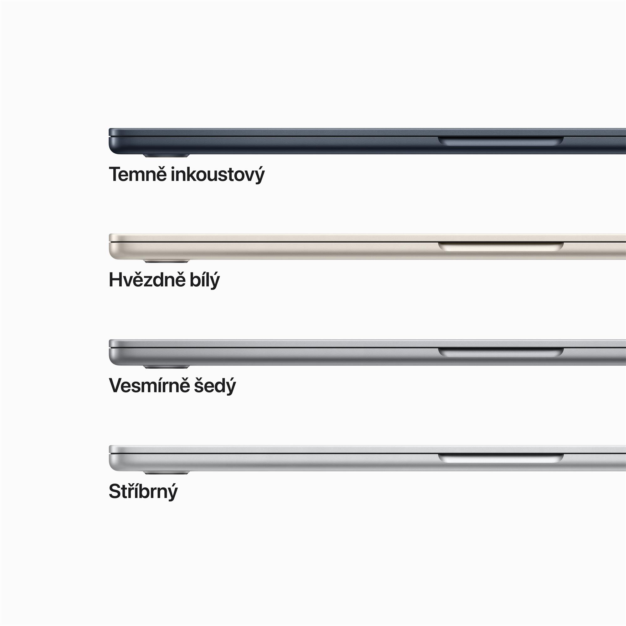 Apple MacBook Air 15",M2 8-jadrový CPU/10-jadrový GPU,8 GB,256 GB,Starlight,CZ (MQKU3CZ/A)