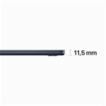 Apple MacBook Air 15",M2 8-jadrový CPU/10-jadrový GPU,8 GB,512 GB,Polnoc,CZ (MQKX3CZ/A)