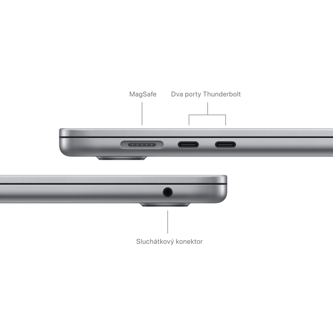 Apple MacBook Air 15'',M3 8-core CPU/10-core GPU,256GB,8GB,Space Grey (mrym3cz/a)