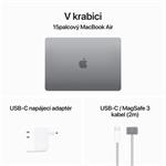 Apple MacBook Air 15'',M3 8-core CPU/10-core GPU,512GB,16GB,Space Grey (mxd13cz/a)