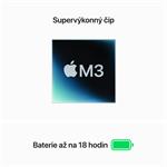Apple MacBook Air 15'',M3 8-jadrový CPU/10-jadrový GPU,512 GB,8 GB,Strieborný (mryq3cz/a)