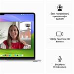 Apple MacBook Air 15'',M3 8-jadrový CPU/10-jadrový GPU,512 GB,8 GB,Strieborný (mryq3cz/a)