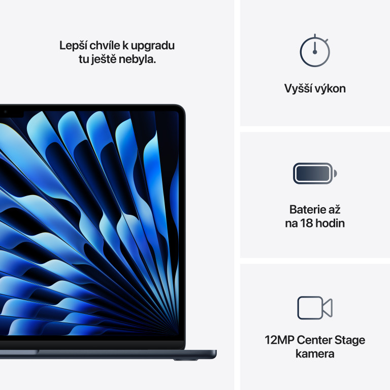 Apple MacBook Air 15,M4 16GB,256GB SSD - Midnight