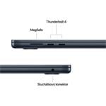 Apple MacBook Air 15,M4 16GB,512GB SSD - Midnight