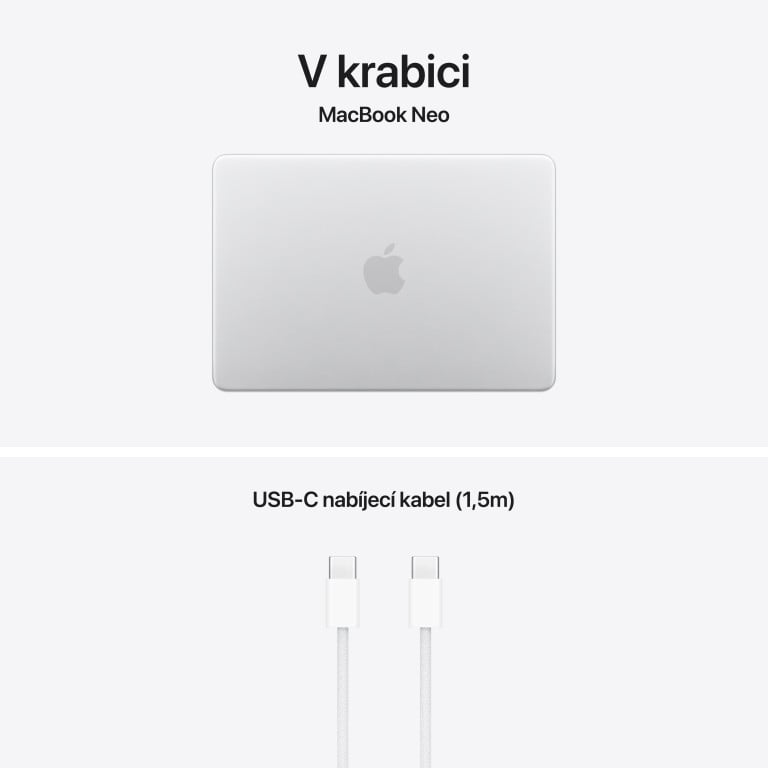 Apple MacBook Neo 13" A18 Pro 8 GB, 512 GB s Touch ID, strieborná