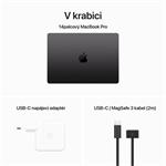 Apple MacBook Pro 14'' M3 Pro CZ 2023 Vesmírně černý (MRX43CZ/A)