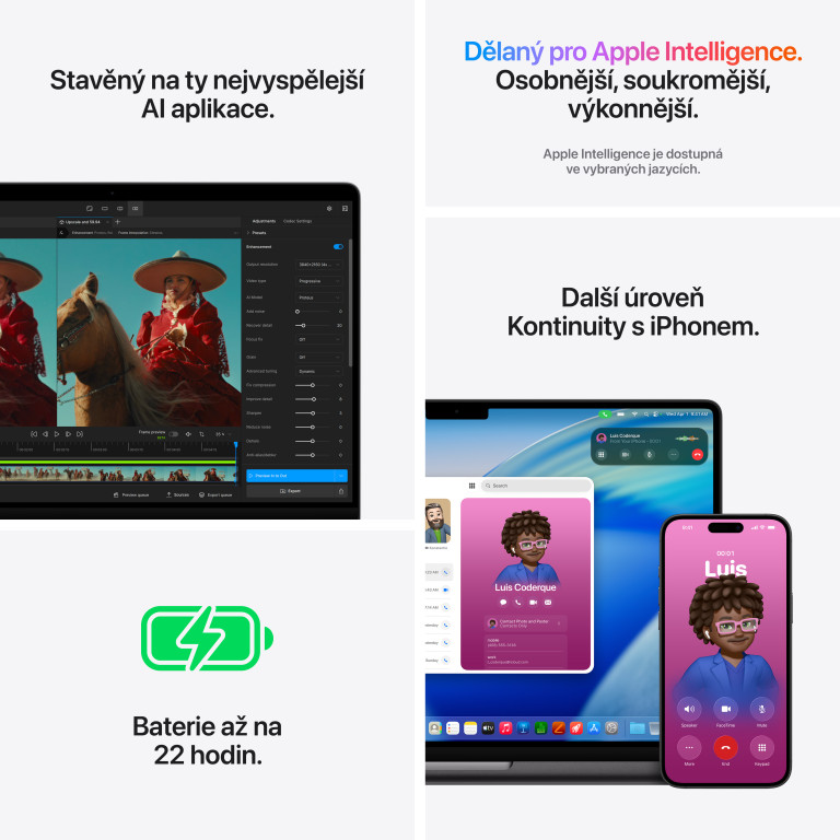 Apple MacBook Pro 14" M5 Pro 24GB, 1TB SSD, stříbrná