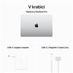 Apple MacBook Pro 16'' M3 Pro CZ 2023 Stříbrný (MRW43CZ/A)