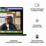 Apple MacBook Pro 16'' M3 Pro CZ 2023 Vesmírně černý (MRW13CZ/A)