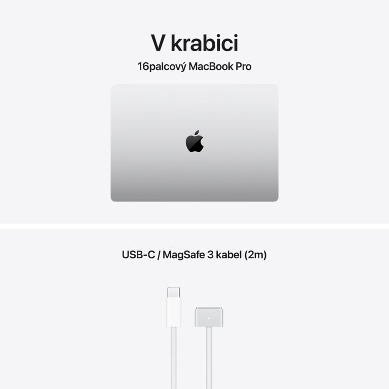 Apple MacBook Pro 16" M5 Max 48 GB, 2 TB SSD, strieborný