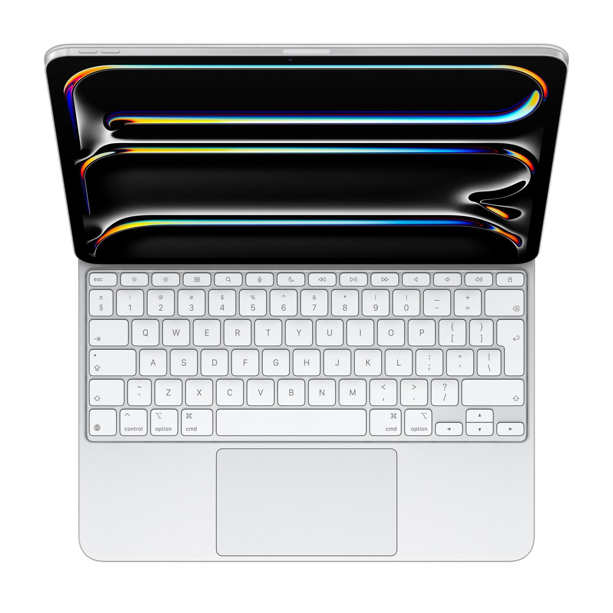 Apple Magic Keyboard pre iPad Pro 13" (M4) - Česky - Biela (MWR43CZ/A)