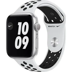 APPLE Watch Nike Series 6 44mm Silver Aluminium Case with Pure Platinum/Black Nike Sport Band - Regular MG293HC/A - Hodinky