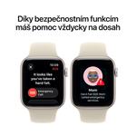 Apple Watch SE 3 GPS 40mm Midnight Aluminium Case with Navy Blue Sport Band - M/L