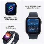 Apple Watch SE 3 GPS 40mm Starlight Aluminium Case with Sand Sport Band - S/M