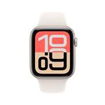 Apple Watch SE 3 GPS + Cellular 40 mm, hliníkové puzdro v odtieni Starlight so športovým remienkom v odtieni Sand – M/L
