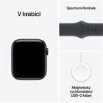 Apple Watch SE 3 GPS + Cellular 40 mm polnočné hliníkové puzdro s polnočným športovým remienkom - M/L