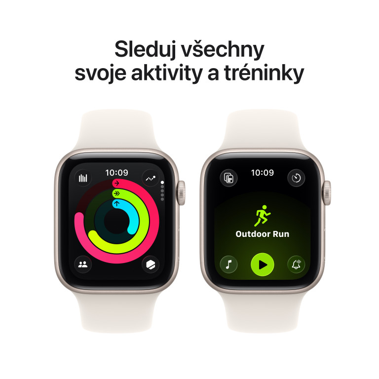Apple Watch SE 3 GPS + Cellular 40mm Starlight Sport Band - S/M