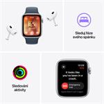 Apple Watch SE 40 mm Star White Aluminium s bielym športovým remienkom - S/M