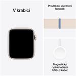Apple Watch SE 44mm Hvězdně bílý hliník s hvězdně bílým provlékacím sportovním řemínkem