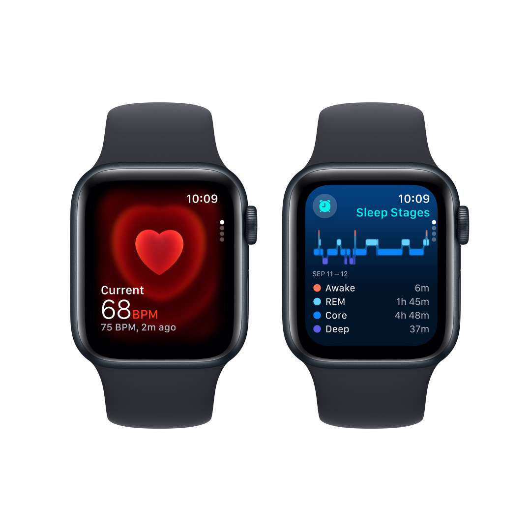 Apple Watch SE Cellular 40 mm Dark Ink Aluminium so športovým remienkom Dark Ink - S/M