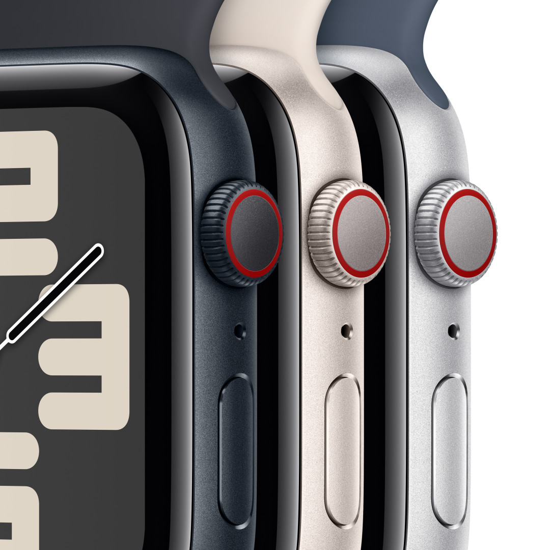 Apple Watch SE Cellular 40 mm Hviezdne biely hliník s hviezdne bielym športovým remienkom