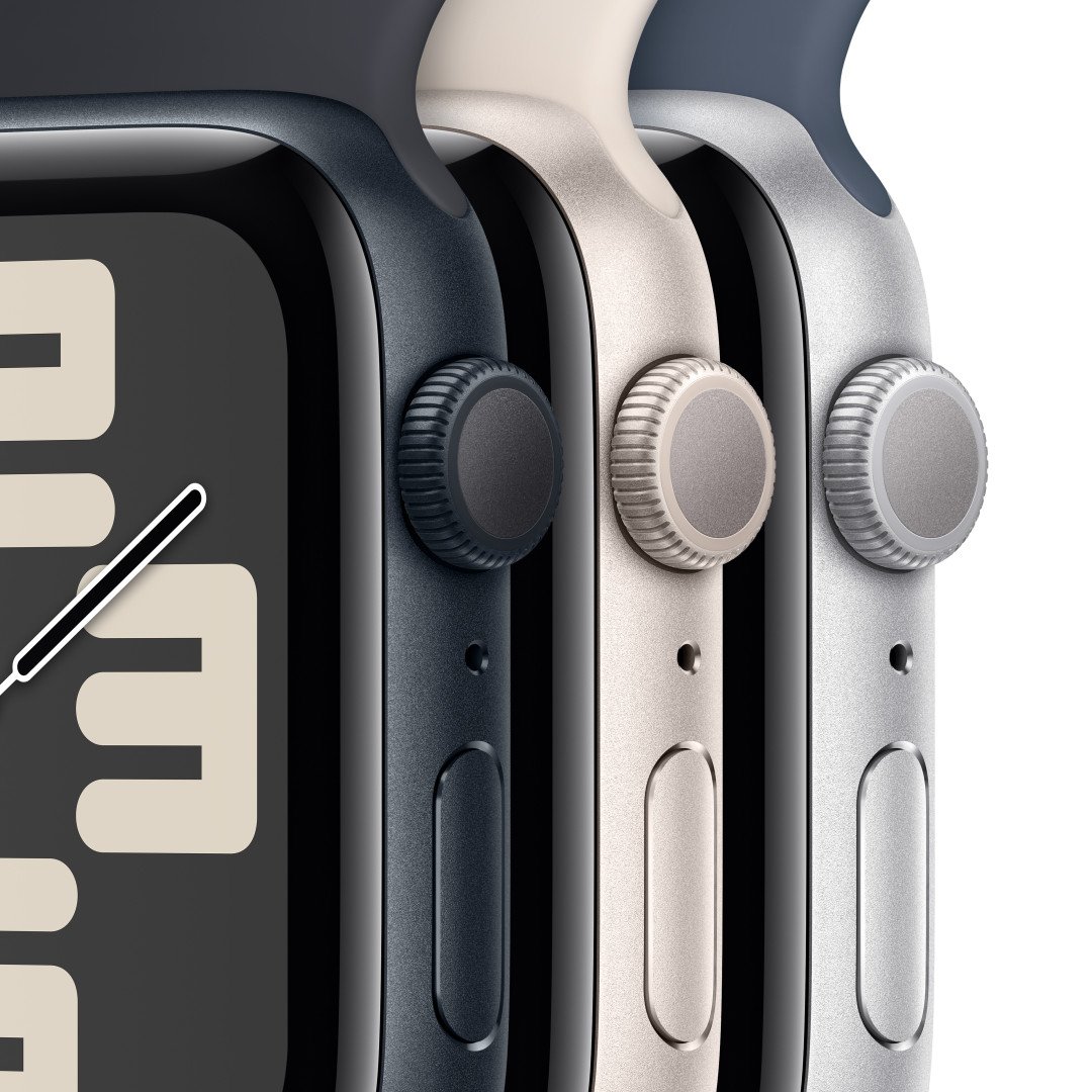 Apple Watch SE Cellular 44 mm Dark Ink Aluminium so športovým remienkom Dark Ink - S/M