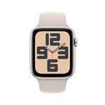 Apple Watch SE Cellular 44mm Hvězdně bílý hliník s hvězdně bílým sportovním řemínkem - M/L