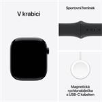 Apple Watch Series 10 GPS 42mm Jet Black Aluminium Case with Black Sport Band - M/L (MWWF3QC/A)