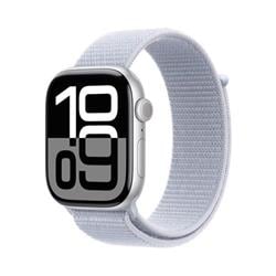 Apple Watch Series 10 GPS 42mm Silver Aluminium Case with Blue Cloud Sport Loop (MWWD3QC/A)