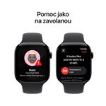 Apple Watch Series 10 GPS 46mm Jet Black Aluminium Sport Band - M/L